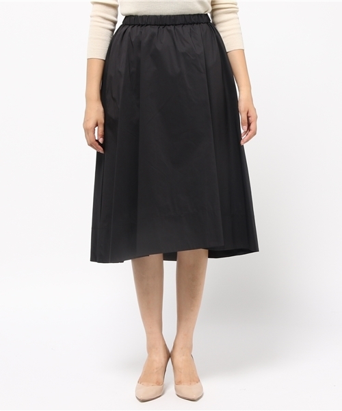 laboratory work（ラボラトリーワーク）の「タイプライター前後差スカート（スカート・レディース・ブラック/レンガ/ベージュ・MEDIUM）」の4枚目の写真