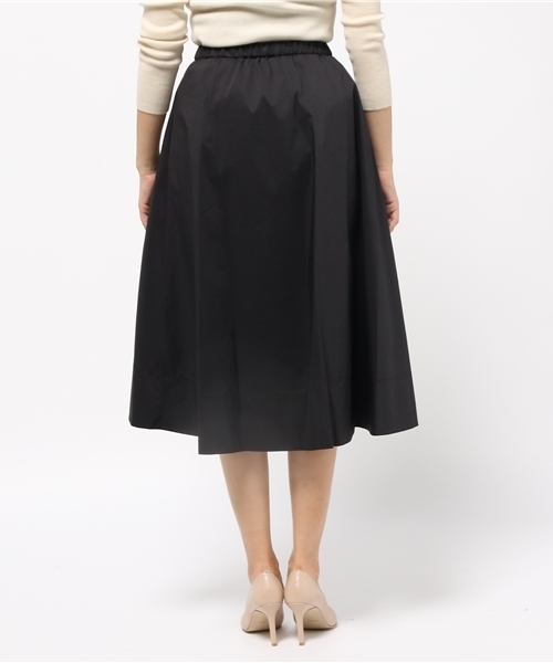 laboratory work（ラボラトリーワーク）の「タイプライター前後差スカート（スカート・レディース・ブラック/レンガ/ベージュ・MEDIUM）」の6枚目の写真