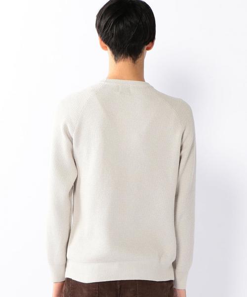 coen（コーエン）の「アゼタック編みニット（ニット/セーター・メンズ・ライトグレー/ベージュ/ターコイズブルー/ネイビー・LARGE/MEDIUM/SMALL/X-LARGE）」の11枚目の写真