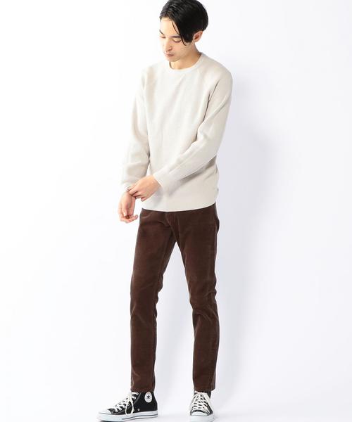 coen（コーエン）の「アゼタック編みニット（ニット/セーター・メンズ・ライトグレー/ベージュ/ターコイズブルー/ネイビー・LARGE/MEDIUM/SMALL/X-LARGE）」の21枚目の写真