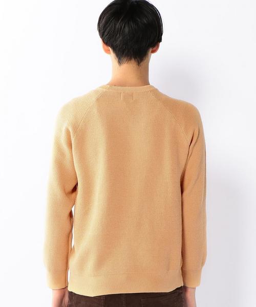 coen（コーエン）の「アゼタック編みニット（ニット/セーター・メンズ・ライトグレー/ベージュ/ターコイズブルー/ネイビー・LARGE/MEDIUM/SMALL/X-LARGE）」の9枚目の写真