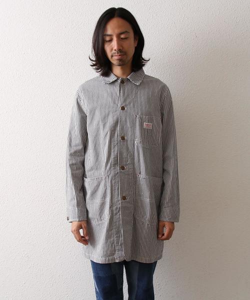 coen（コーエン）の「SMITH別注ストライプショップコート（その他アウター・メンズ・ストライプ・LARGE/X-LARGE/MEDIUM/SMALL）」の8枚目の写真