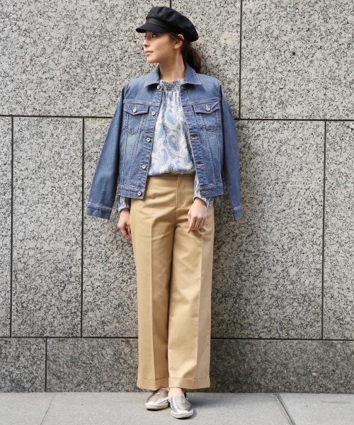 LEPSIM（レプシィム）の「マリンキャスケットSS　745531（キャスケット・レディース・ライトカーキ/ブラック/ベージュ・ONE SIZE）」の4枚目の写真