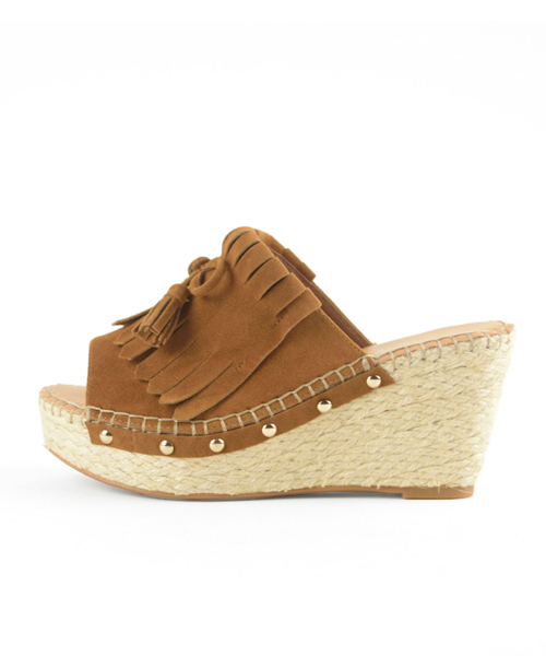 ORiental TRaffic（オリエンタルトラフィック）の「春夏新作★フリンジサンダル★7209（サンダル・レディース・グレー/キャメル/カーキ・M/LL/S/L）」の13枚目の写真