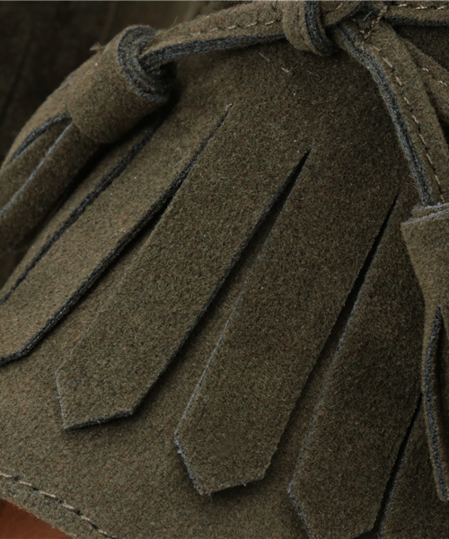 ORiental TRaffic（オリエンタルトラフィック）の「春夏新作★フリンジサンダル★7209（サンダル・レディース・グレー/キャメル/カーキ・M/LL/S/L）」の11枚目の写真