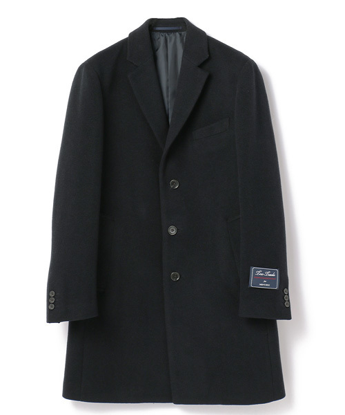 ESSENTIAL GARMENT MEN'S BIGI(エッセンシャルガーメントメンズビギ)の「チェスターコート/ウールメルトン(イタリアンファブリック)(チェスターコート・メンズ・ネイビー/グレー/キャメル・L/M/S/SS)」の4枚目の写真