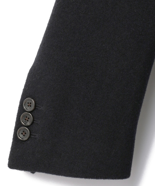 ESSENTIAL GARMENT MEN'S BIGI(エッセンシャルガーメントメンズビギ)の「チェスターコート/ウールメルトン(イタリアンファブリック)(チェスターコート・メンズ・ネイビー/グレー/キャメル・L/M/S/SS)」の7枚目の写真