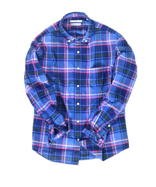 SHIPS(シップス)の「SC: 17FW ペルヴィアン ピマ/オックスフォード ボタンダウンシャツ■(シャツ/ブラウス・メンズ・ホワイト/ライトホワイト/レッド/ネイビー/ベージュ/オリーブ・SMALL/LARGE/MEDIUM/X-LARGE)」の1枚目の写真