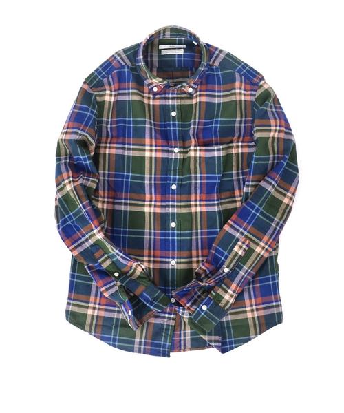 SHIPS(シップス)の「SC: 17FW ペルヴィアン ピマ/オックスフォード ボタンダウンシャツ■(シャツ/ブラウス・メンズ・ホワイト/ライトホワイト/レッド/ネイビー/ベージュ/オリーブ・SMALL/LARGE/MEDIUM/X-LARGE)」の5枚目の写真