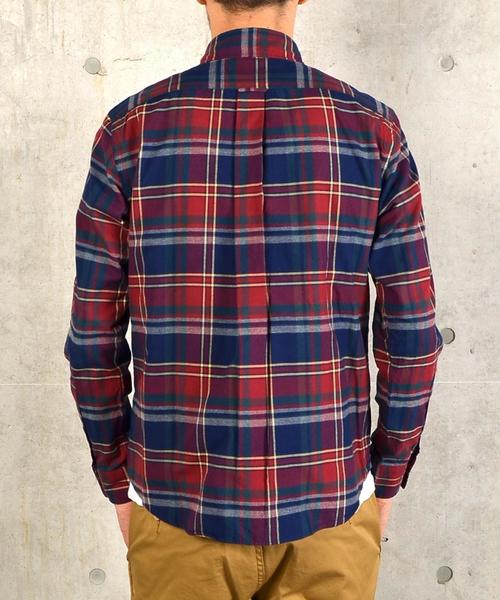 SHIPS(シップス)の「SC: 17FW ペルヴィアン ピマ/オックスフォード ボタンダウンシャツ■(シャツ/ブラウス・メンズ・ホワイト/ライトホワイト/レッド/ネイビー/ベージュ/オリーブ・SMALL/LARGE/MEDIUM/X-LARGE)」の10枚目の写真