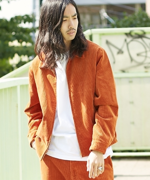 AMERICAN RAG CIE（アメリカンラグシー）の「コーデュロイ セットアップ スウィングトップブルゾン（ブルゾン・メンズ・オレンジ/ブラック/ブルーグリーン・2/1）」の3枚目の写真