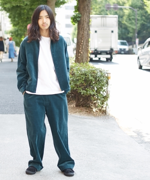 AMERICAN RAG CIE（アメリカンラグシー）の「コーデュロイ セットアップ スウィングトップブルゾン（ブルゾン・メンズ・オレンジ/ブラック/ブルーグリーン・2/1）」の5枚目の写真