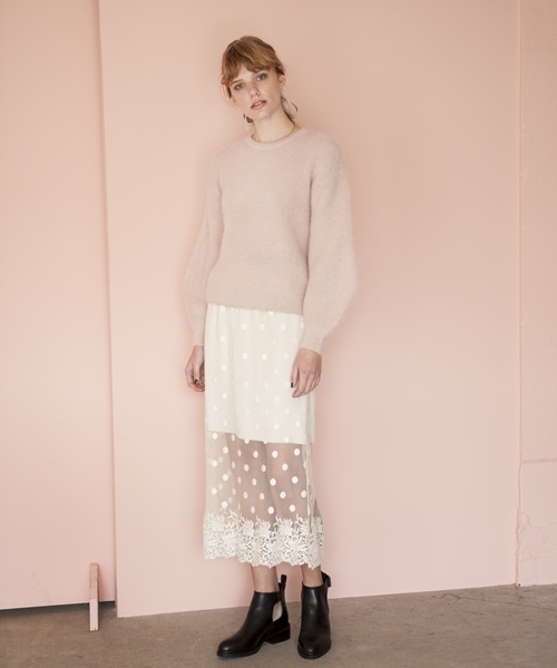 Banner Barrett（バナーバレット）の「TULE LACE SKIRT       （スカート・レディース・キナリ/ブラック・38）」の9枚目の写真