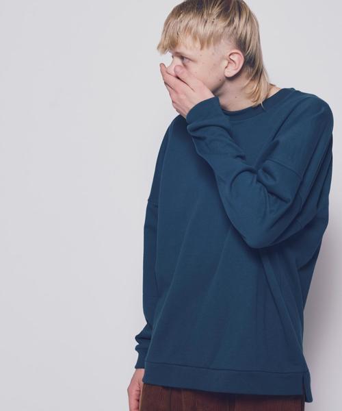 MONKEY TIME（モンキータイム）の「＜monkey time＞ URAKE DOLMAN CN LS/スウェット ◆（スウェット・メンズ・ブラック/ケリー/ライトグレー/レッド・LARGE/SMALL/X-LARGE/MEDIUM）」の3枚目の写真