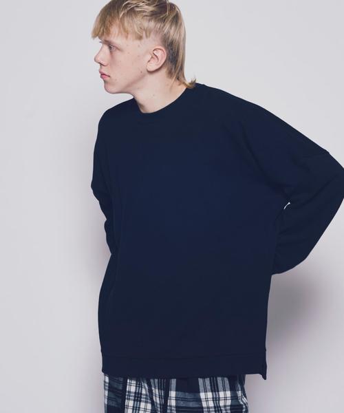 MONKEY TIME（モンキータイム）の「＜monkey time＞ URAKE DOLMAN CN LS/スウェット ◆（スウェット・メンズ・ブラック/ケリー/ライトグレー/レッド・LARGE/SMALL/X-LARGE/MEDIUM）」の5枚目の写真