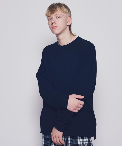 MONKEY TIME（モンキータイム）の「＜monkey time＞ URAKE DOLMAN CN LS/スウェット ◆（スウェット・メンズ・ブラック/ケリー/ライトグレー/レッド・LARGE/SMALL/X-LARGE/MEDIUM）」の6枚目の写真