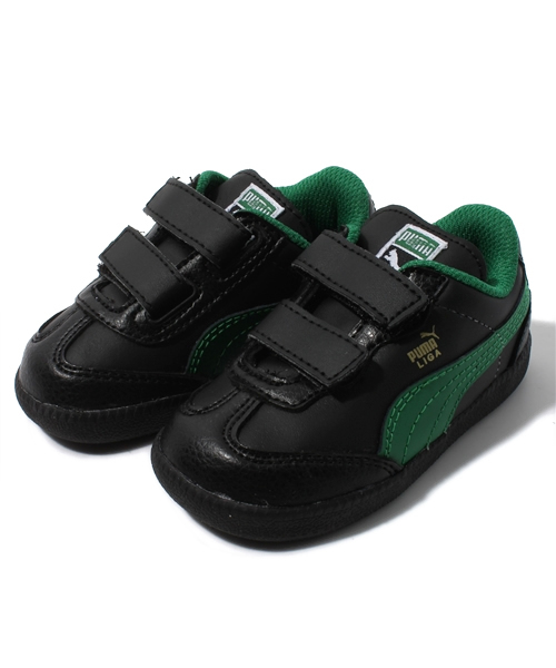 PUMA(プーマ)の「リーガL V (KIDS)(スニーカー・キッズ・ホワイト×ブルー/ホワイト×レッド/ブラック・12cm/13cm/14cm/15cm/16cm/17cm/18cm/19cm/20cm/21cm)」の3枚目の写真