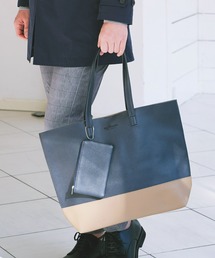 ikka（イッカ）の「シュリンクバイカラートートバッグ（トートバッグ・メンズ）」