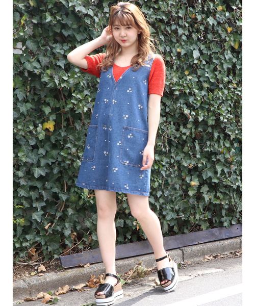 dazzlin（ダズリン）の「ミニシャギーニットトップス（ニット/セーター・レディース・ピンク/オレンジ/イエロー/ライトブルー・FREE）」の18枚目の写真