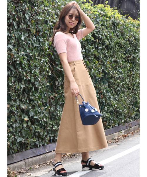 dazzlin（ダズリン）の「ミニシャギーニットトップス（ニット/セーター・レディース・ピンク/オレンジ/イエロー/ライトブルー・FREE）」の12枚目の写真