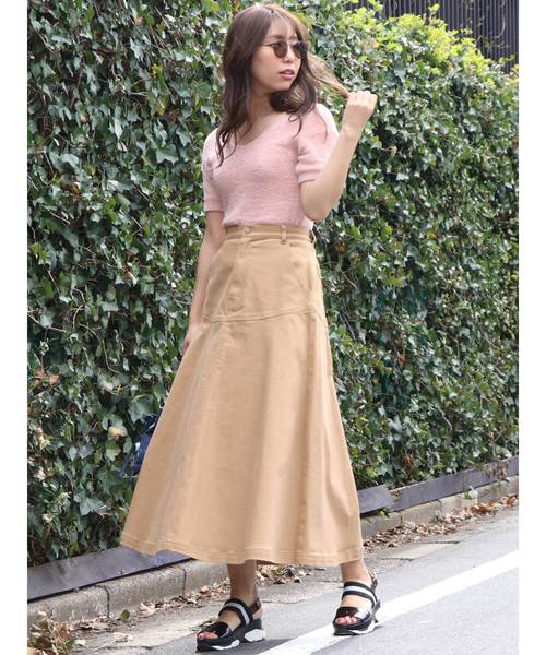 dazzlin（ダズリン）の「ミニシャギーニットトップス（ニット/セーター・レディース・ピンク/オレンジ/イエロー/ライトブルー・FREE）」の5枚目の写真