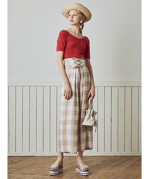 dazzlin（ダズリン）の「ミニシャギーニットトップス（ニット/セーター・レディース・ピンク/オレンジ/イエロー/ライトブルー・FREE）」の20枚目の写真