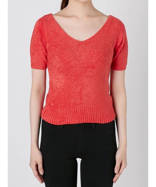 dazzlin（ダズリン）の「ミニシャギーニットトップス（ニット/セーター・レディース・ピンク/オレンジ/イエロー/ライトブルー・FREE）」の22枚目の写真