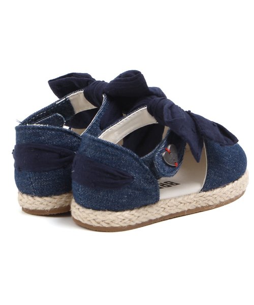 BREEZE（ブリーズ）の「リボン付きサンダル（サンダル・キッズ・オフホワイト/ネイビー・20/13/14/15 /16/17/18/19）」の10枚目の写真