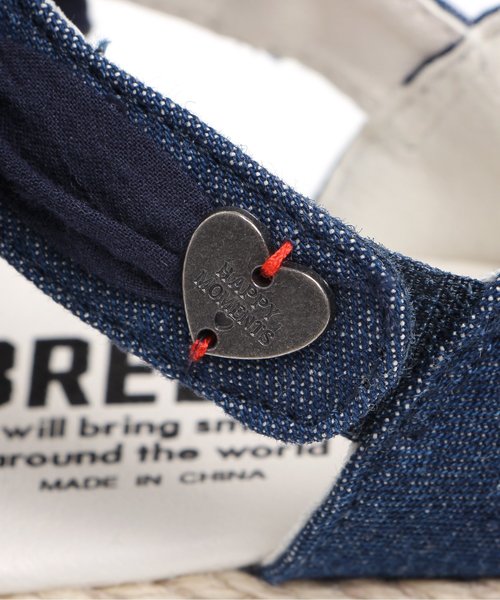 BREEZE（ブリーズ）の「リボン付きサンダル（サンダル・キッズ・オフホワイト/ネイビー・20/13/14/15 /16/17/18/19）」の7枚目の写真