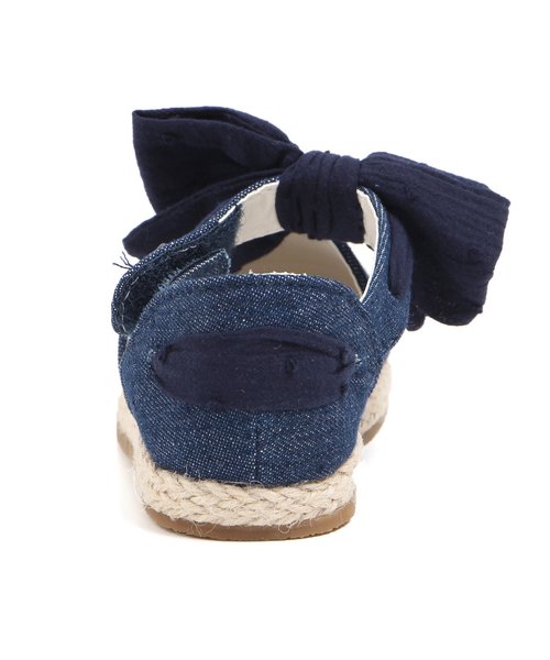 BREEZE（ブリーズ）の「リボン付きサンダル（サンダル・キッズ・オフホワイト/ネイビー・20/13/14/15 /16/17/18/19）」の4枚目の写真