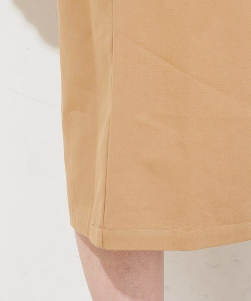 natural couture（ナチュラルクチュール）の「ベルト付きチノゆるタイト（スカート・レディース・ベージュ/ネイビー/ピンク/チェック・FREE）」の8枚目の写真