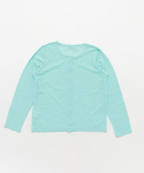 Sweet Catherine(スイートキャサリン)の「UVカットカーディガン Uネック(カーディガン/ボレロ・レディース・グレー/ミント/ブルー/ブラック/ネイビー/イエロー/ピンク/オフホワイト・120/150/L/LL/140/130/M)」の10枚目の写真