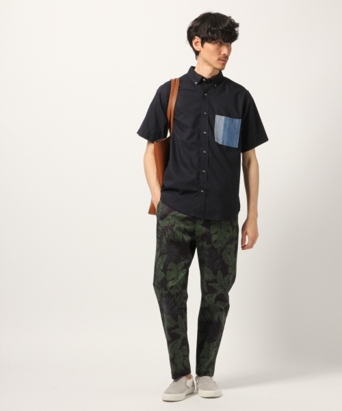 GLOBAL WORK（グローバルワーク）の「ピンＯＸポケカエシャツ半袖/790242（シャツ/ブラウス・メンズ・ホワイト/ネイビー/ライトブルー/ミント・SMALL/MEDIUM/LARGE/X-LARGE）」の19枚目の写真