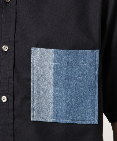 GLOBAL WORK（グローバルワーク）の「ピンＯＸポケカエシャツ半袖/790242（シャツ/ブラウス・メンズ・ホワイト/ネイビー/ライトブルー/ミント・SMALL/MEDIUM/LARGE/X-LARGE）」の15枚目の写真