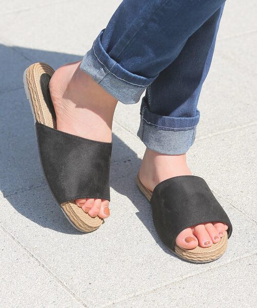 BASE（ベース）の「フラットサンダル（サンダル・レディース・ブラック/ベージュ/グリーン/ブルー系その他/マスタード/ピンク/シルバー/ゴールド/レオパード・SMALL/LARGE/X-LARGE/MEDIUM）」の15枚目の写真