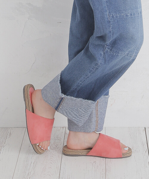 BASE（ベース）の「フラットサンダル（サンダル・レディース・ブラック/ベージュ/グリーン/ブルー系その他/マスタード/ピンク/シルバー/ゴールド/レオパード・SMALL/LARGE/X-LARGE/MEDIUM）」の18枚目の写真