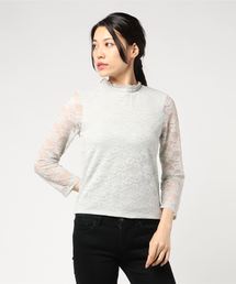 archives | 総レースハイネックプルオーバー(Tシャツ/カットソー)