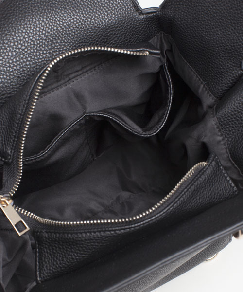 NANO universe（ナノユニバース）の「コンビネーションスモールbag（ショルダーバッグ・レディース・ブラック/グレイッシュベージュ・FREE）」の7枚目の写真