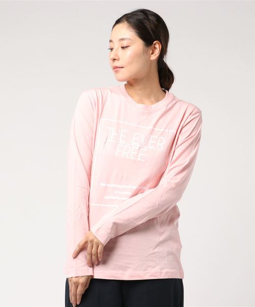 ARCHIVER(アーカイバ)の「【Ab】プリント長袖Tシャツ(Tシャツ/カットソー・レディース・ホワイト系その他/ブラック系その他/ブルー系その他/ピンク系その他/ホワイト系その他2/ホワイト系その他3/ホワイト系その他4/ブラック系その他2/ブラック系その他3/ブラック系その他4/グレー系その他2/グレー系その他4/ブルー系その他2/ブルー系その他3/ブルー系その他4/ピンク系その他3・MEDIUM/LARGE/X-LARGE)」の2枚目の写真