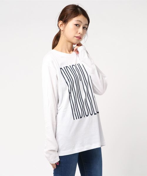 ARCHIVER(アーカイバ)の「【Ab】プリント長袖Tシャツ(Tシャツ/カットソー・レディース・ホワイト系その他/ブラック系その他/ブルー系その他/ピンク系その他/ホワイト系その他2/ホワイト系その他3/ホワイト系その他4/ブラック系その他2/ブラック系その他3/ブラック系その他4/グレー系その他2/グレー系その他4/ブルー系その他2/ブルー系その他3/ブルー系その他4/ピンク系その他3・MEDIUM/LARGE/X-LARGE)」の6枚目の写真