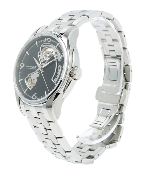 NANO universe（ナノユニバース）の「HAMILTON(ハミルトン)/ ジャズマスターオープンハート（アナログ腕時計・メンズ・ブラック・FREE）」の2枚目の写真