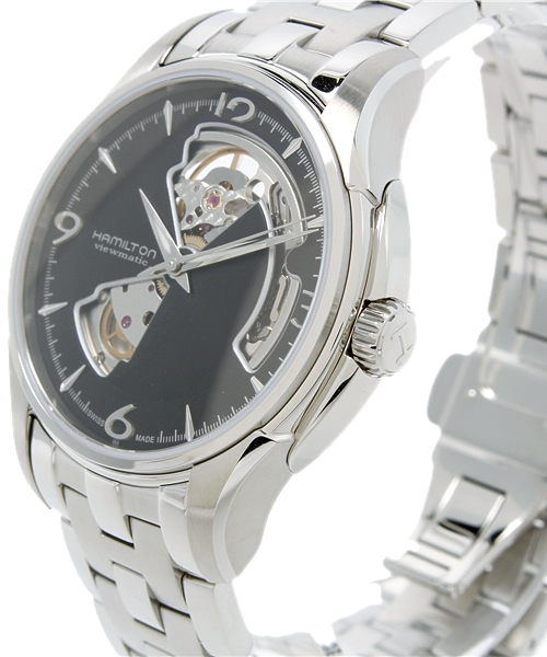 NANO universe（ナノユニバース）の「HAMILTON(ハミルトン)/ ジャズマスターオープンハート（アナログ腕時計・メンズ・ブラック・FREE）」の4枚目の写真