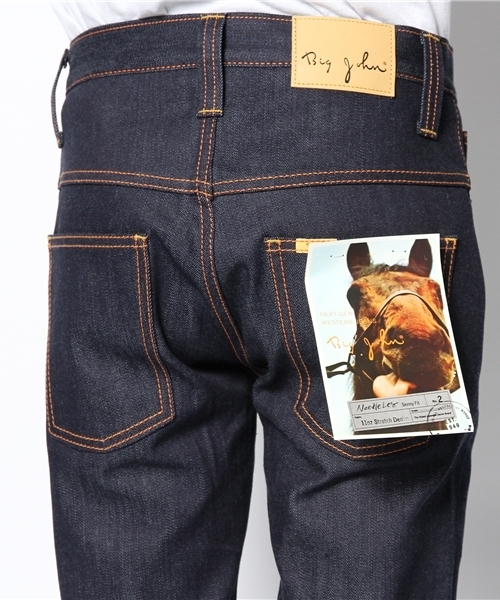 BEAMS(ビームス)の「□BIG JOHN / ニードルレッグ リジッド(デニムパンツ・メンズ・インディゴブルー・32/30/28)」の5枚目の写真