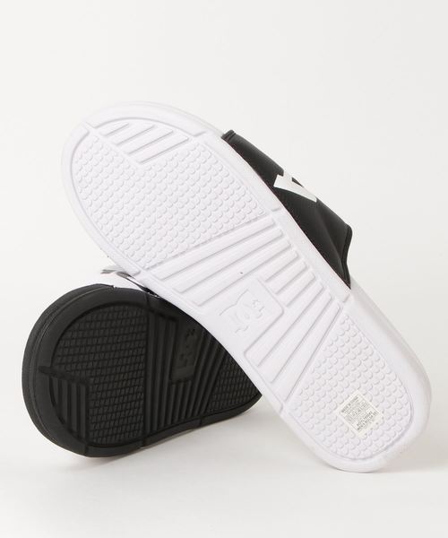 DC SHOES(ディーシーシューズ)の「BOLSA SE/DC シャワーサンダル シャワサン スライドサンダル(サンダル・メンズ・ブラック/ホワイト×ブラック・26cm/27cm/28cm/31cm/30cm)」の3枚目の写真