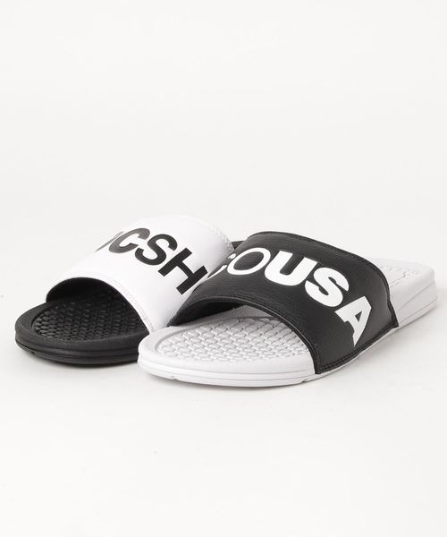 DC SHOES(ディーシーシューズ)の「BOLSA SE/DC シャワーサンダル シャワサン スライドサンダル(サンダル・メンズ・ブラック/ホワイト×ブラック・26cm/27cm/28cm/31cm/30cm)」の5枚目の写真