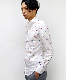 SHIPS | SC: ホエールジャガード セミワイドカラーシャツ(シャツ/ブラウス)