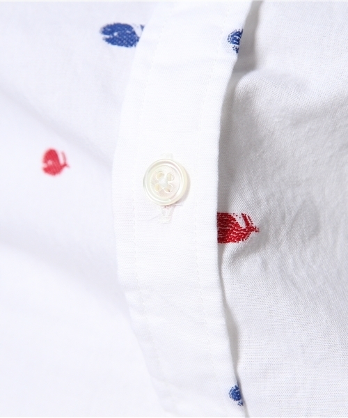 SHIPS（シップス）の「SC: ホエールジャガード セミワイドカラーシャツ（シャツ/ブラウス・メンズ・ホワイト・SMALL/X-LARGE/MEDIUM/LARGE）」の8枚目の写真