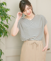 GLOBAL WORK | ミニワッフルフレンチ/831443(Tシャツ/カットソー)