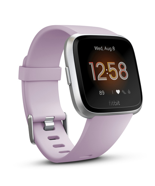Fitbit（フィットビット）の「【Fitbit】フィットビット フィットネススマートウォッチ VersaLite（デジタル腕時計・レディース・チャコールグレー/ブルー/ライラック/ホワイト×シルバー/レッドパープル・FREE）」の4枚目の写真