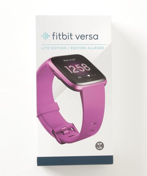 Fitbit（フィットビット）の「【Fitbit】フィットビット フィットネススマートウォッチ VersaLite（デジタル腕時計・レディース・チャコールグレー/ブルー/ライラック/ホワイト×シルバー/レッドパープル・FREE）」の12枚目の写真